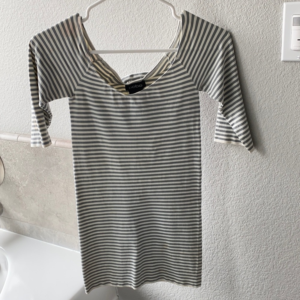 BEBE dress in size small, very stretchy/form fitting.